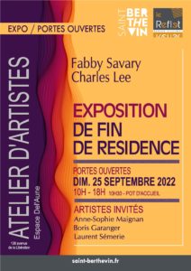 Expo CLOTURE de résidence 25 09 22 Fabby Savary